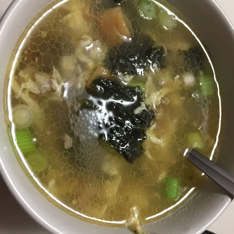 Sopa de Algas Marinhas (Nori)
