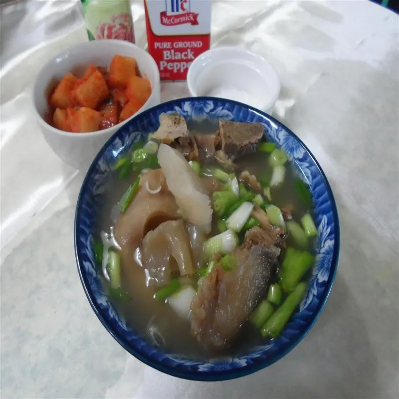 Sopa de rabo de boi coreana