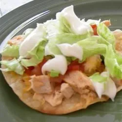 Tostadas de frango chipotle