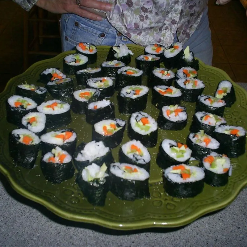 Nori Rolls vegetarianos