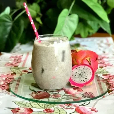 Agua Fresca de Pitaya (Fruta do Dragão)