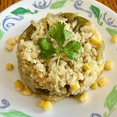 Arroz Integral Verde com Milho