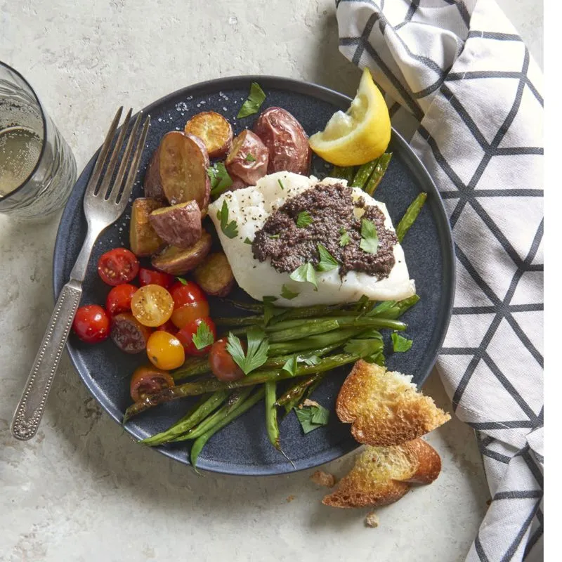 Bacalhau torrado nicoise