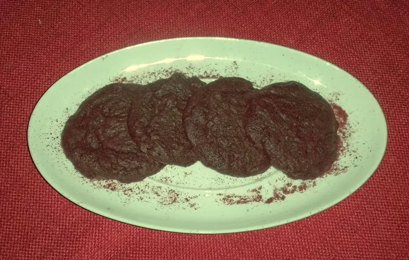 Cookies mexicanos de coco e chocolate quente