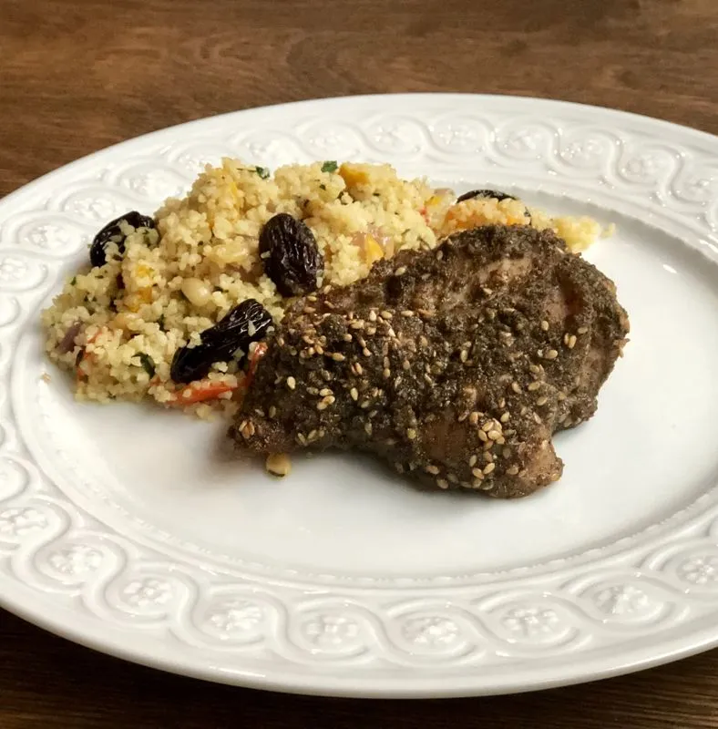 Coxas de frango Za’atar assadas