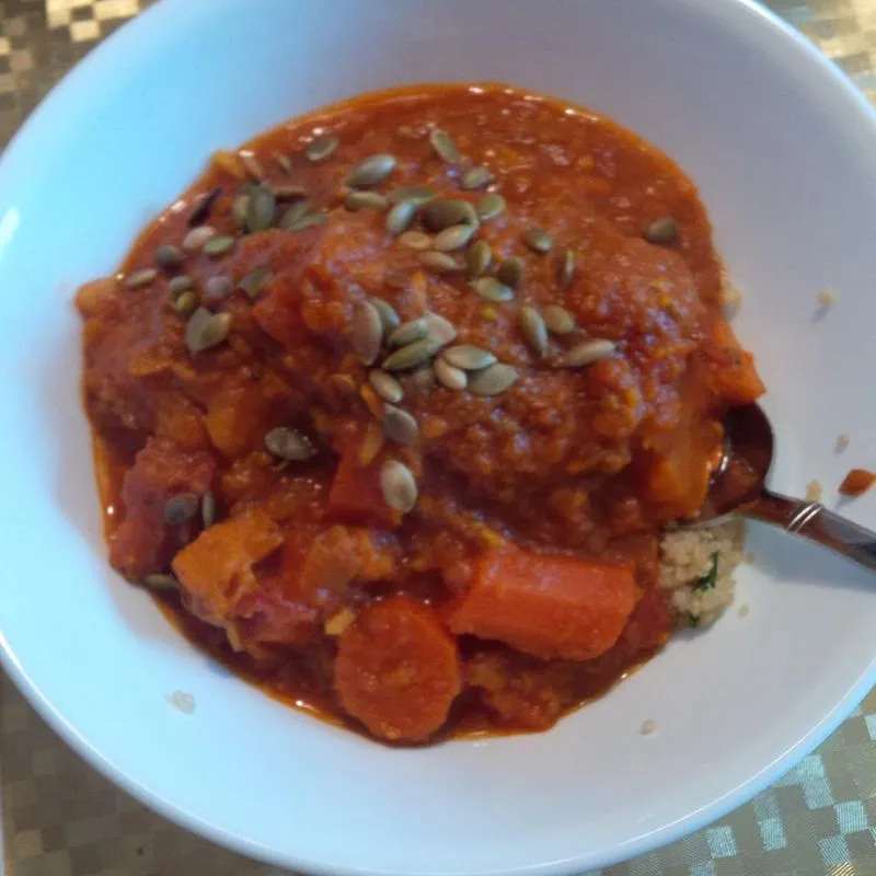 Ensopado marroquino vegano