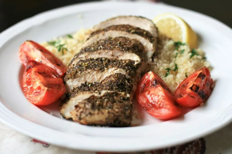 Peito De Frango Za’atar Assado No Forno