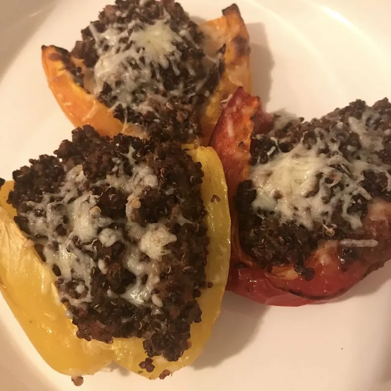 Pimentão Mexicano Recheado com Quinoa