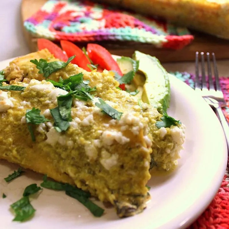 Enchiladas Vegetais Cremosas de Sarah
