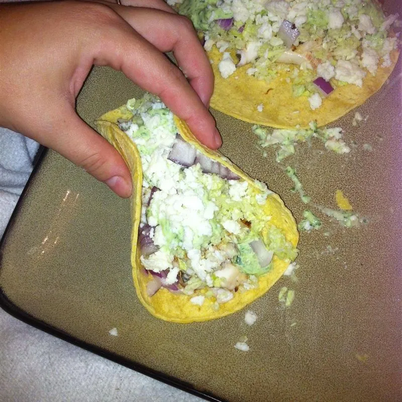 Tacos de peixe grelhados picantes de Ryann