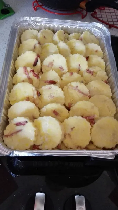 Gnocchi Alla Romana (nhoque de semolina assado)