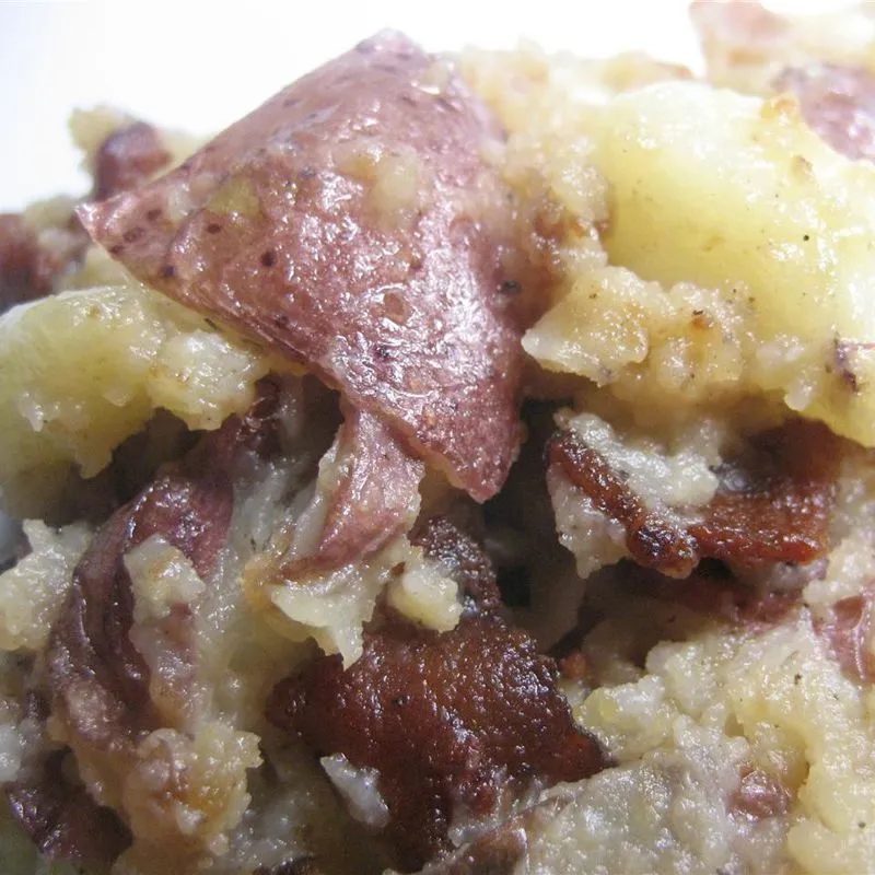 Salada de batata alemã quente e picante