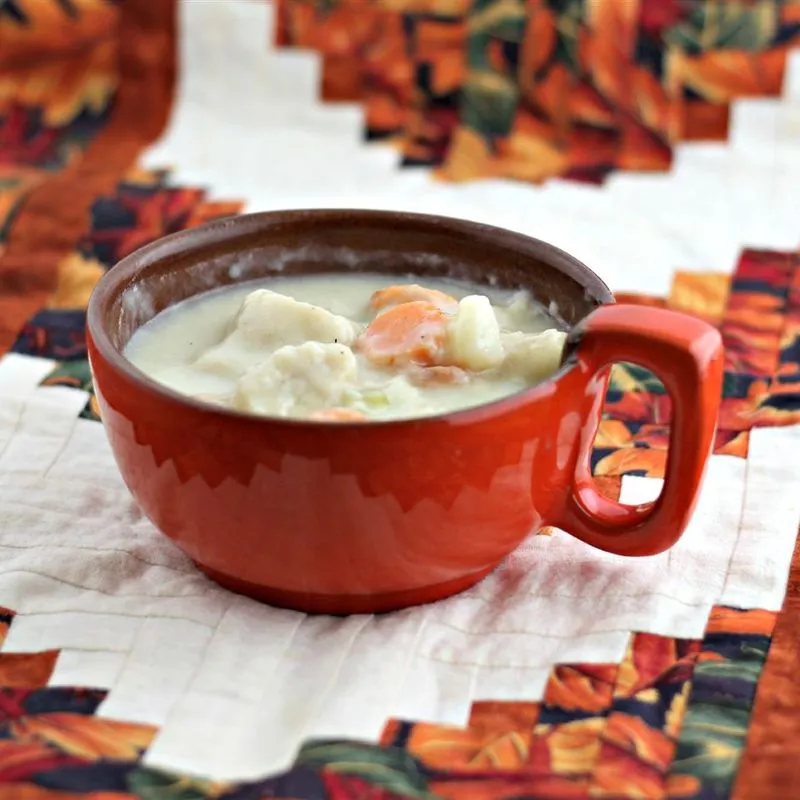 Sopa Knipla de Batata com queijo