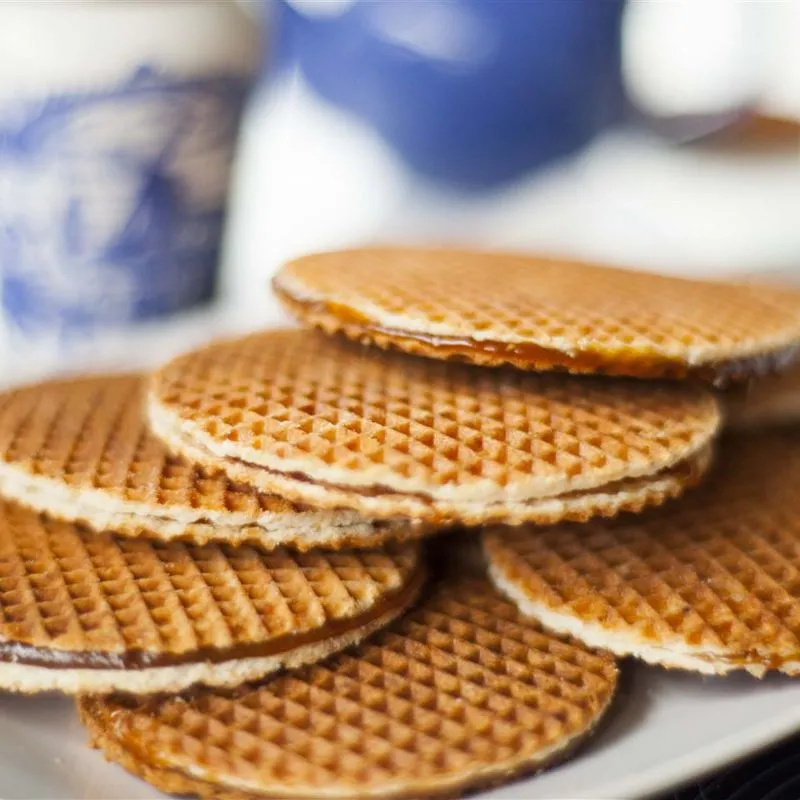 Stroopwafels com melado