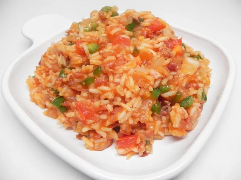 Arroz espanhol (micro-ondas)