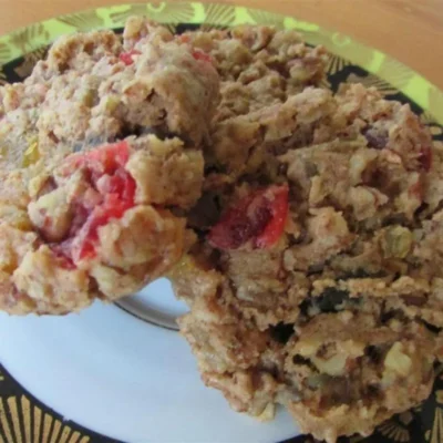 Biscoitos de frutas da tia bert