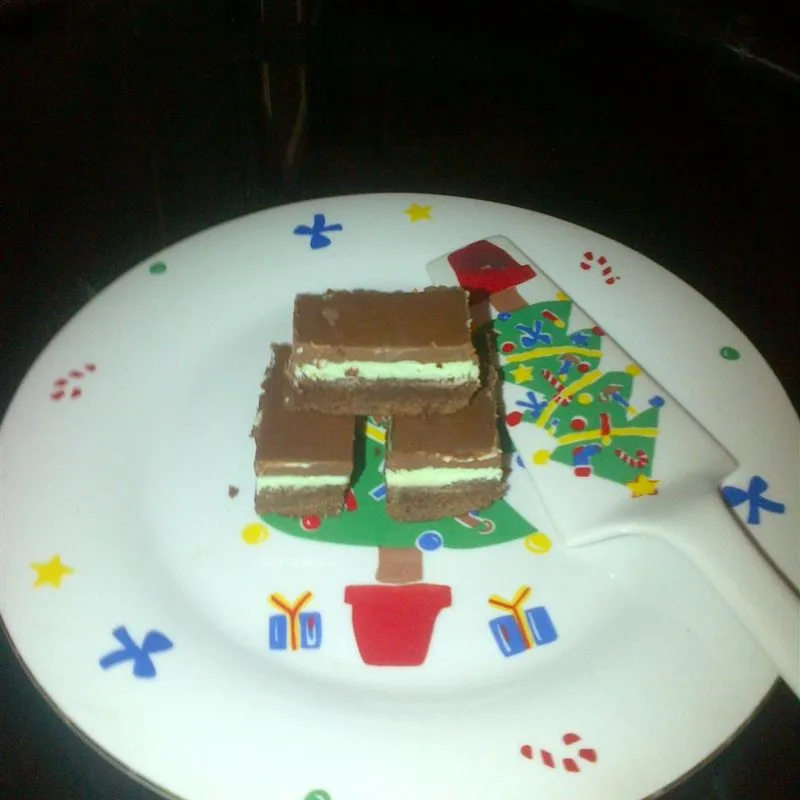 Brownies de Chocolate com Menta