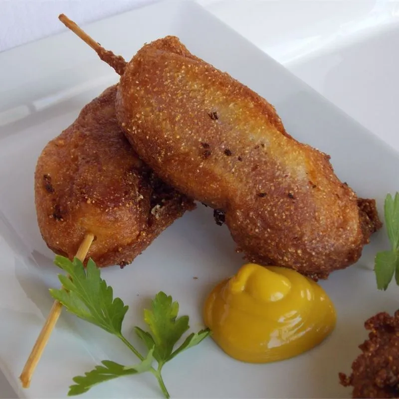 Filhotes de espiga de milho (cachorros de milho)