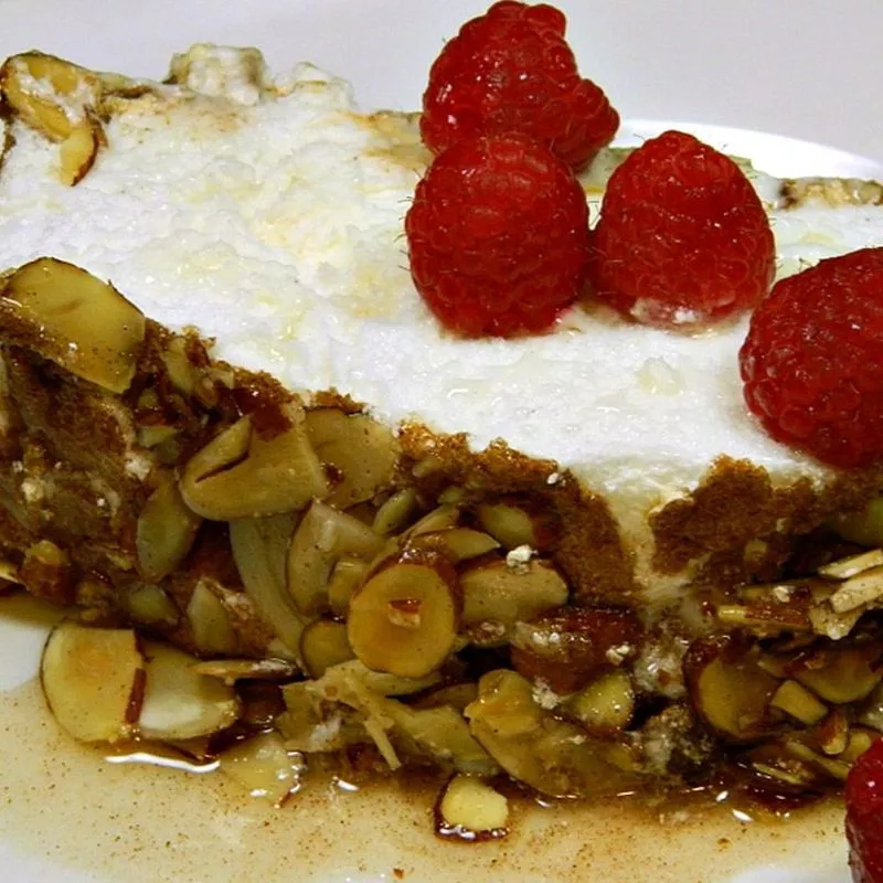 Pavlova de limão congelada