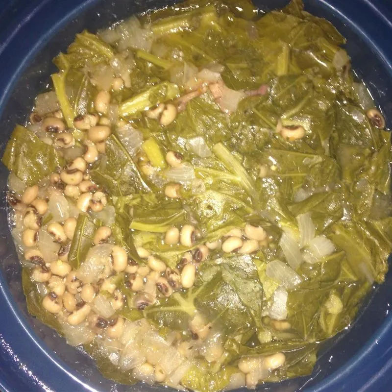 Hoppin ‘John With Greens – Receita de fogão lento