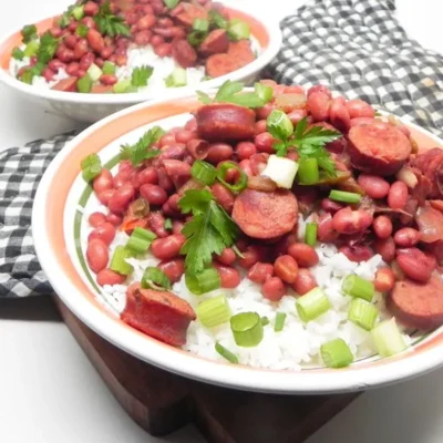 Instant Pot & Feijao Vermelho e Arroz com Salsicha