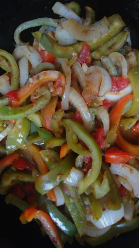 Legumes Fajita Fogão Lento