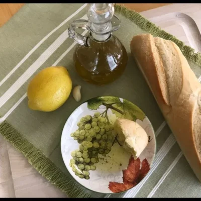 Vinagre Balsâmico Branco e Molho de Azeite