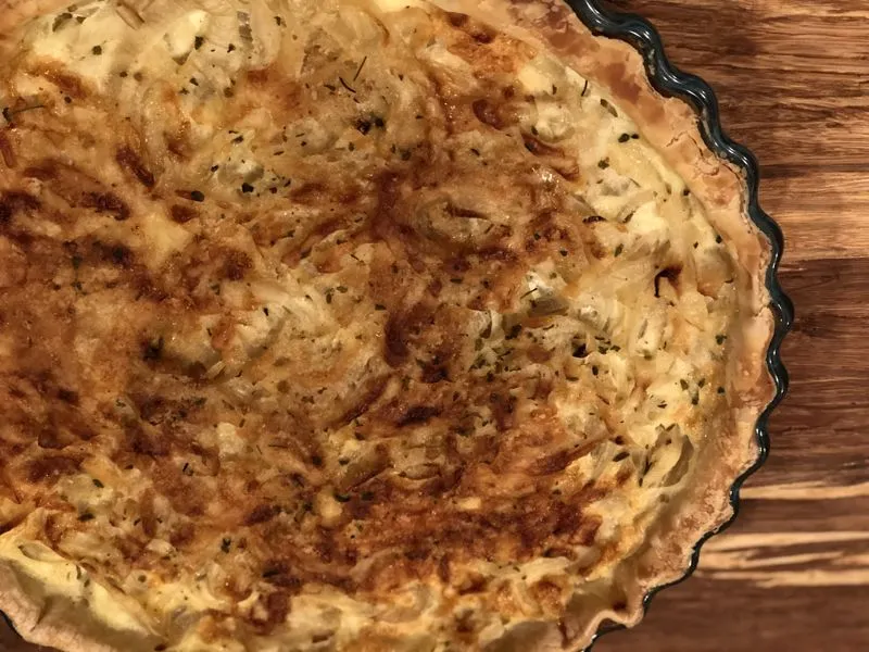 Quiche Lorraine sem glúten fácil