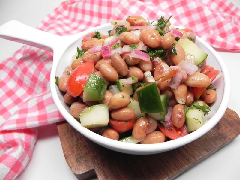 Salada De Feijão De Cranberry