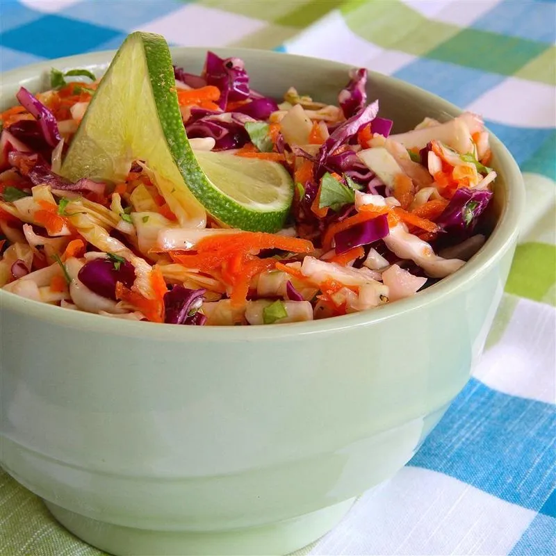 Slaw Tricolor com Molho de Limão
