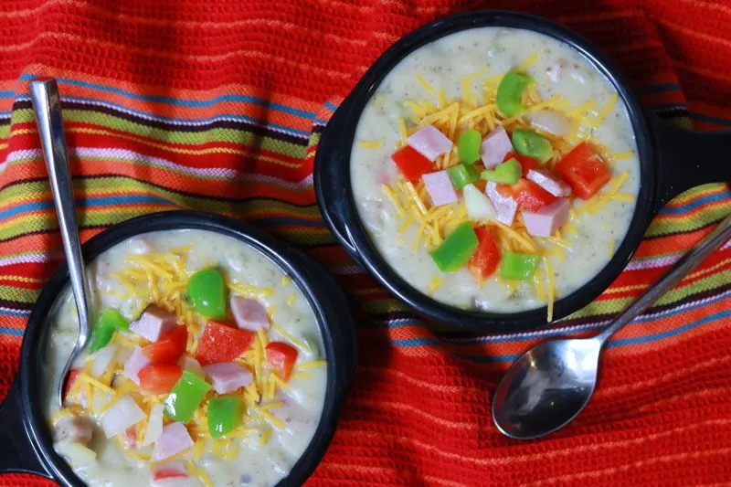 Sopa de Batata Tex Mex