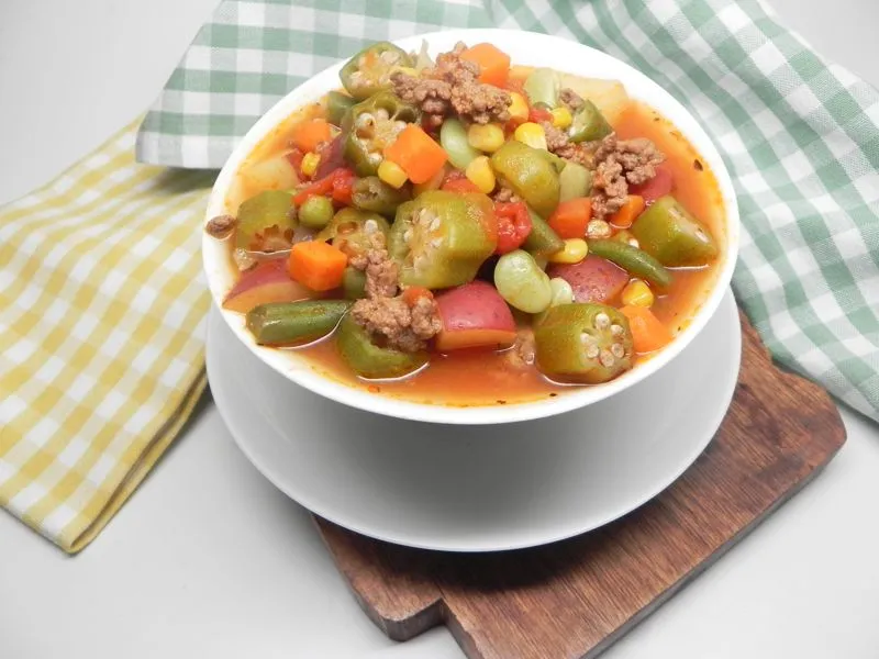 Sopa de quiabo da vovó