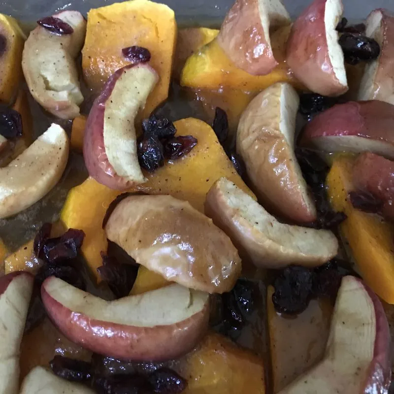 Abóbora e Casserole de Maçã