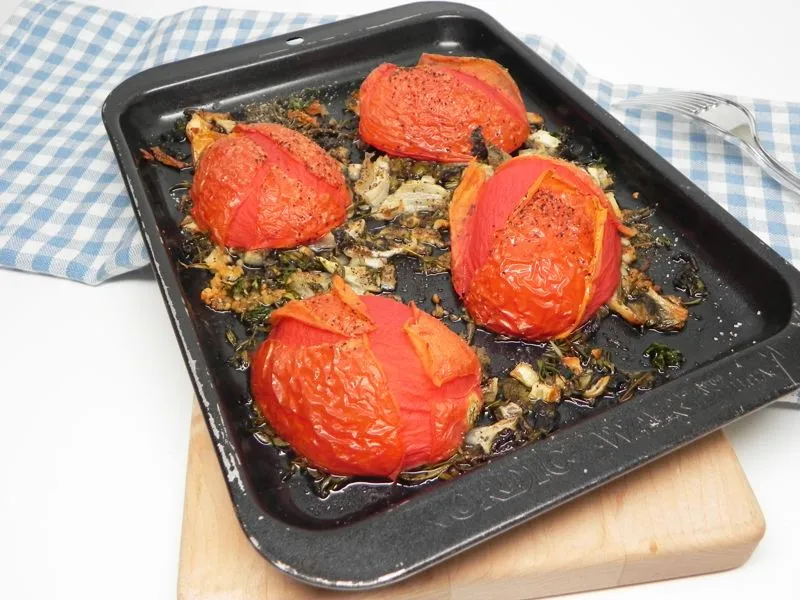 Tomates De Ameixa Torrados Lentamente