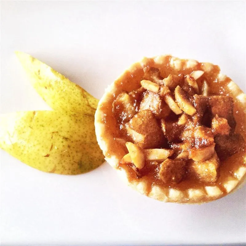 Tortas de pera e amêndoa d’Anjou